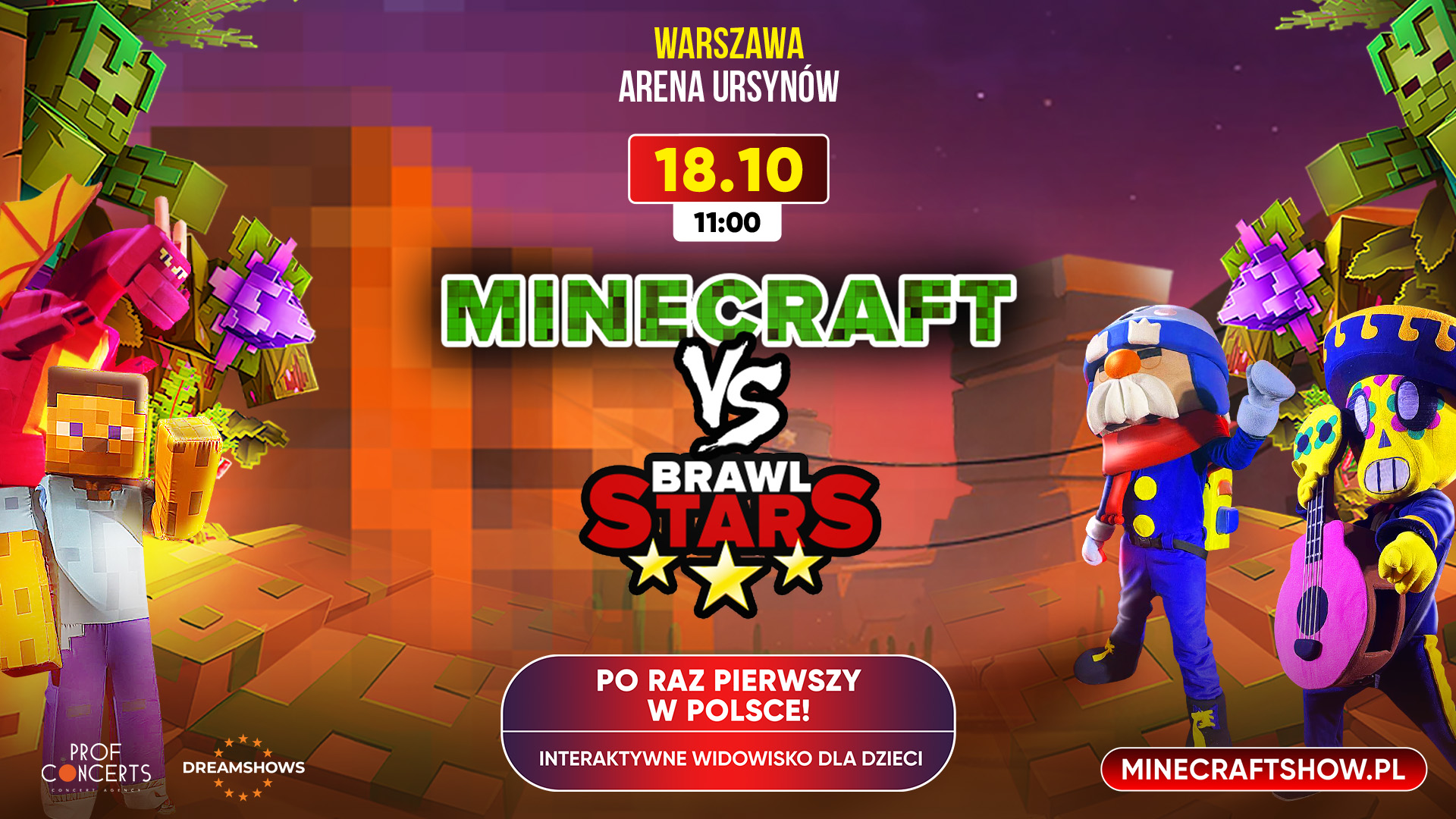 MINECRAFT BIG SHOW – tylko w Warszawie!