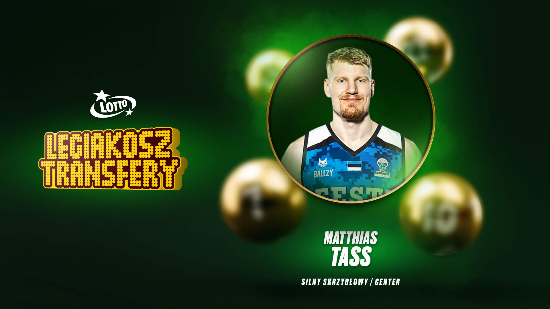 Kolejny transfer w Legii Kosz – Matthias Tass z kontraktem na sezon 2025/26