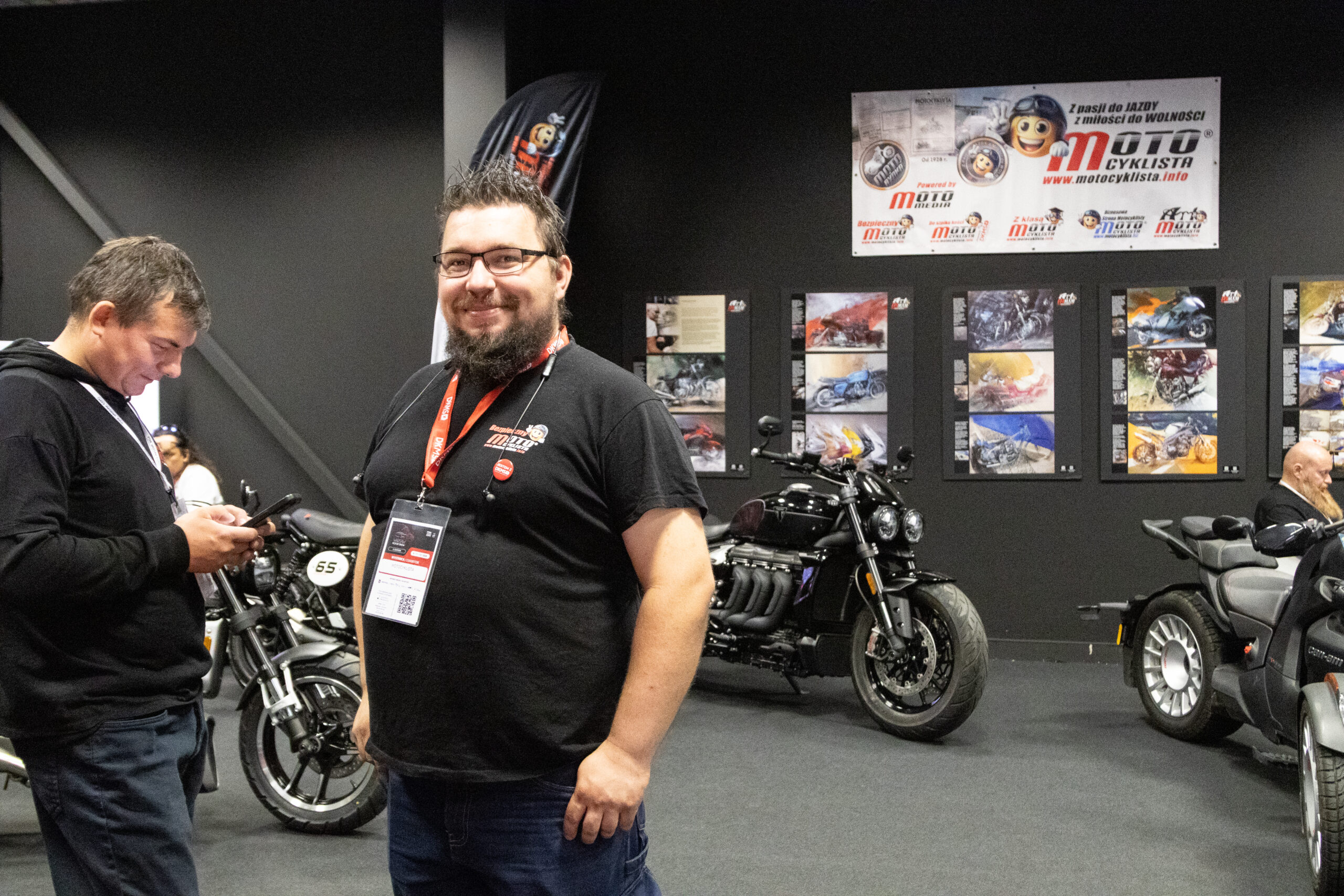 Motocyklista na Warsaw Motor Show